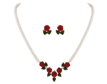 Real Natural Hyderabadi pearls Set 4