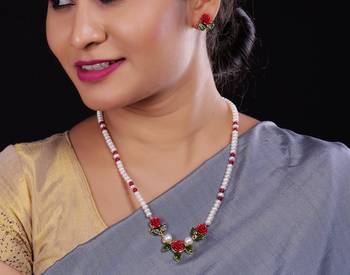 Real Natural Hyderabadi pearls Set 2