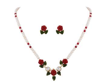 Real Natural Hyderabadi pearls Set 4