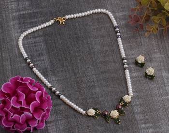 Real Natural Hyderabadi pearls Set 1