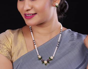 Real Natural Hyderabadi pearls Set 2