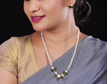 Real Natural Hyderabadi pearls Set With Certificate 2