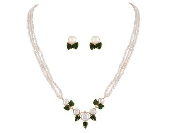 Real Natural Hyderabadi pearls Set With Certificate 4