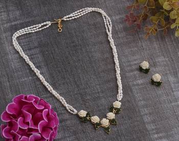 Real Natural Hyderabadi pearls Set With Certificate 1