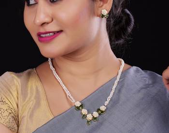 Real Natural Hyderabadi pearls Set With Certificate 2