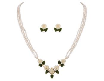 Real Natural Hyderabadi pearls Set With Certificate 4