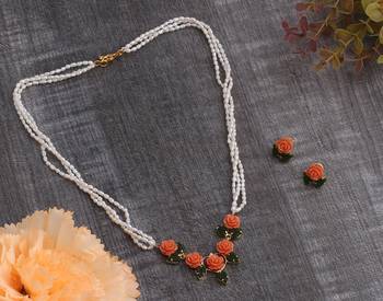 Real Natural Hyderabadi pearls Set With Certificate 1