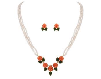 Real Natural Hyderabadi pearls Set With Certificate 4
