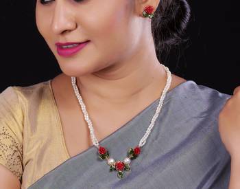 Real Natural Hyderabadi pearls Set With Certificate 2