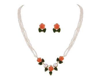 Real Natural Hyderabadi pearls Set With Certificate 4