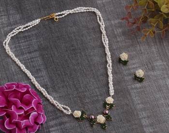 Real Natural Hyderabadi pearls Set With Certificate 1