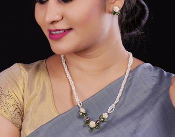 Real Natural Hyderabadi pearls Set With Certificate 2