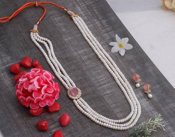 Real Natural Hyderabadi pearls Set 2