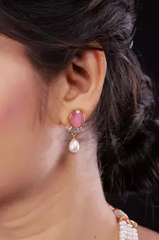 Real Natural Hyderabadi pearls Set