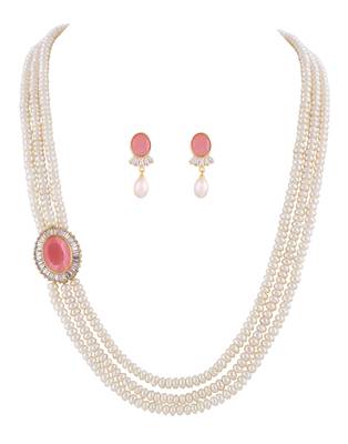 Real Natural Hyderabadi pearls Set 4