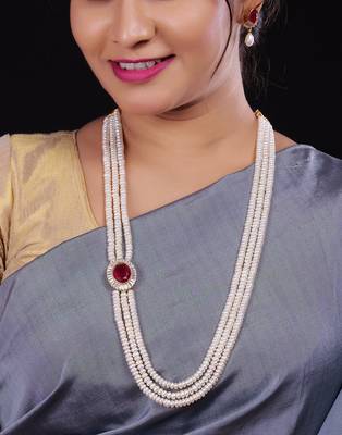 Real Natural Hyderabadi pearls Set 1