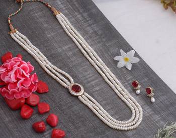 Real Natural Hyderabadi pearls Set 3