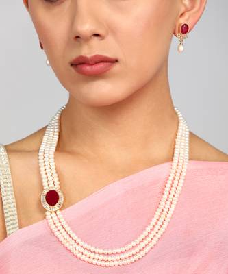 Real Natural Hyderabadi pearls Set 5