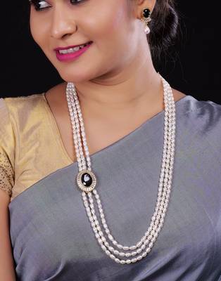 Real Natural Hyderabadi pearls Set With Certificate 1