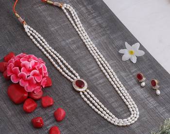 Real Natural Hyderabadi pearls Set With Certificate 2