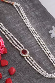 Real Natural Hyderabadi pearls Set With Certificate