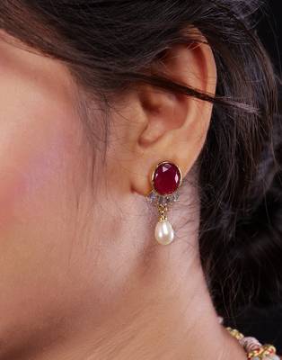 Real Natural Hyderabadi pearls Set With Certificate 3