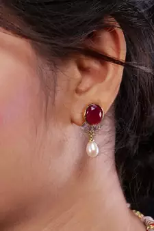 Real Natural Hyderabadi pearls Set With Certificate