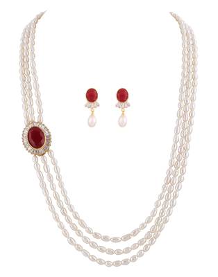 Real Natural Hyderabadi pearls Set With Certificate 4