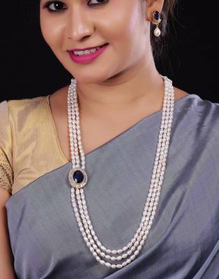 Real Natural Hyderabadi pearls Set With Certificate 1