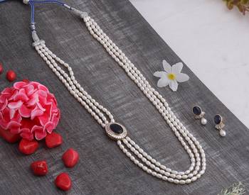Real Natural Hyderabadi pearls Set With Certificate 2