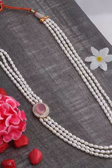 Real Natural Hyderabadi pearls Set With Certificate