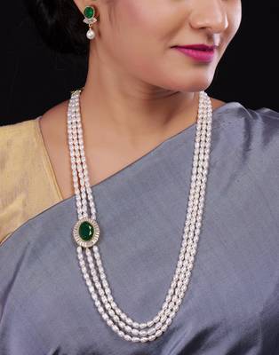 Real Natural Hyderabadi pearls Set With Certificate 1