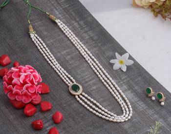 Real Natural Hyderabadi pearls Set With Certificate 2
