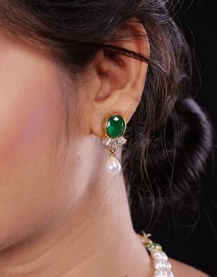 Real Natural Hyderabadi pearls Set With Certificate 3