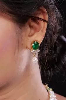 Real Natural Hyderabadi pearls Set With Certificate