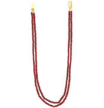 Maroon onyx necklaces 1