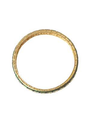 Golden kundan bangles and bracelets 3