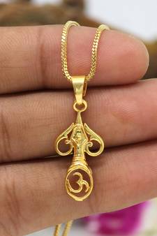 Gold necklaces