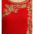 Red Acrylic Woolen Kurta With Embroidery