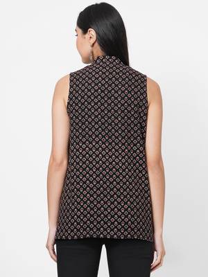 Black printed cotton tunics 2