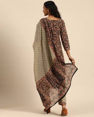 Black printed cotton salwar 2