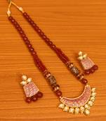 Red necklace-sets