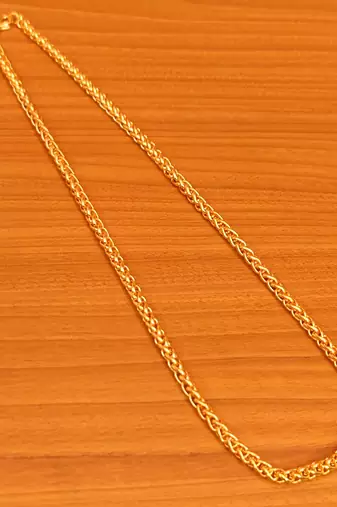 Gold necklaces