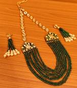 Green necklace-sets