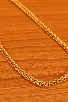 Gold necklaces