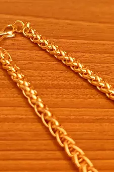 Gold necklaces