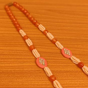 Orange necklaces 2