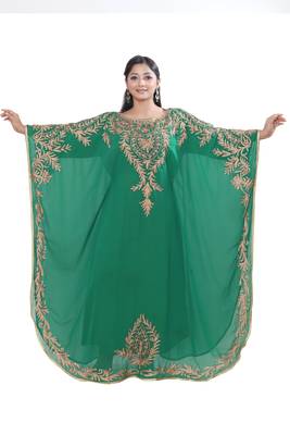 Dubai Moroccan Kaftan Arabic Abaya Maxi Caftan Floor Length Party Wear Wedding Gown Beach Stylish Jalabiya Women Dress 1