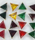 Multicolor pearl studs