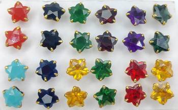 Multicolor pearl studs 1